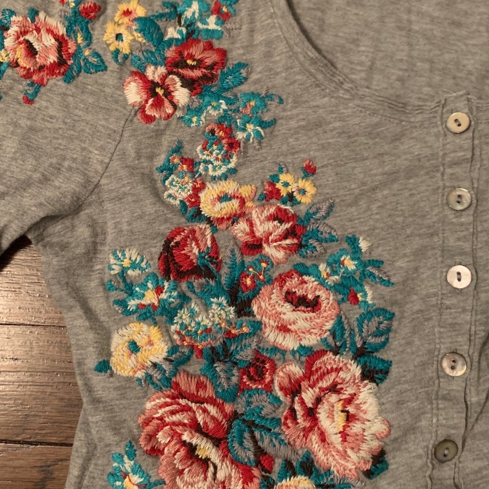 Sundance floral long-sleeved shirt size S